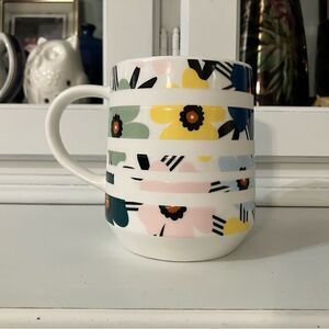 Starbucks Cherry Blossom Floral Mug  12 oz